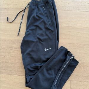Nike Black Running Pants with Zipper Pockets